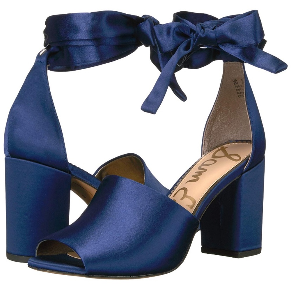 Like New Sam Edelman Blue Heels